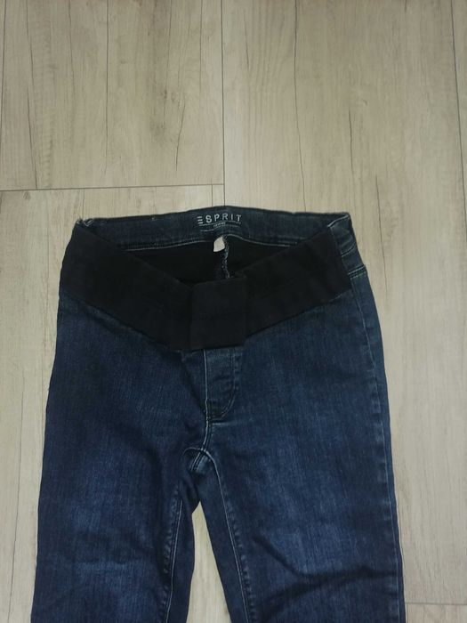 Elastyczne spodnie jeansowe ciazowe roz 36