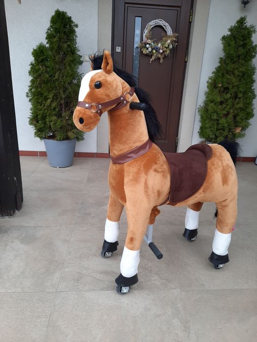 NOWY 3-6 lat koń na kółkach, konik mechaniczny