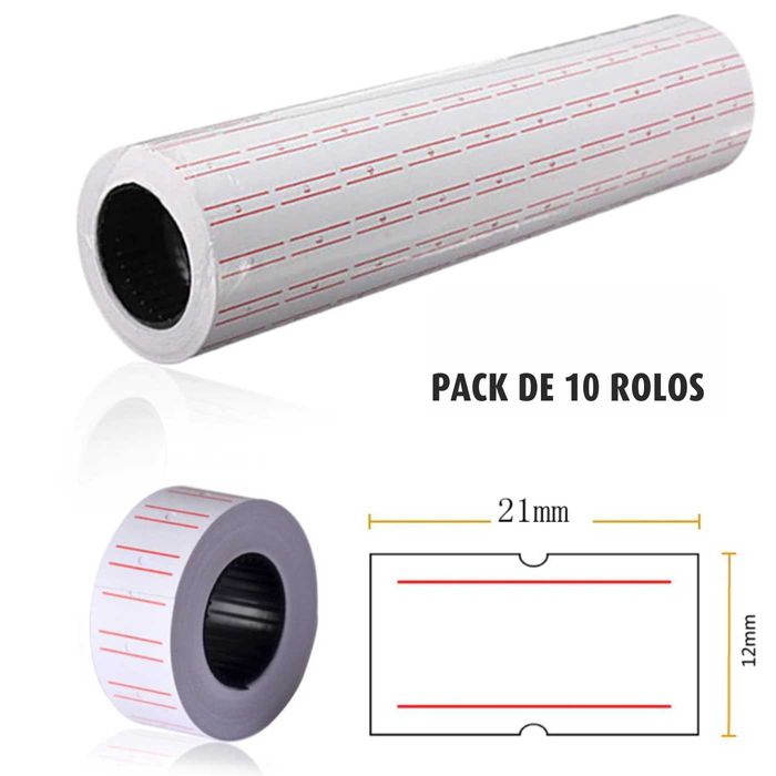 10-Roll Price Label Packs (for labeling machines)64585544830465121