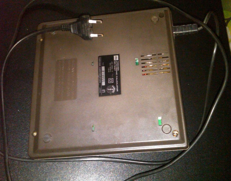 Калькулятор сетевой раритет TOSHIBA BC-1287 JAPAN Тошиба Япония