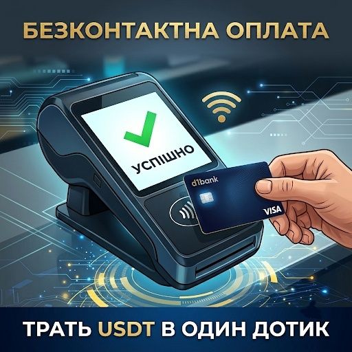Альтернатива Обменникам: USDT на универсальную карту Visa (Без P2P)