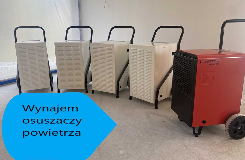 Wynajem, osuszacz powietrza, osuszanie domów, wypożyczalnia osuszaczy