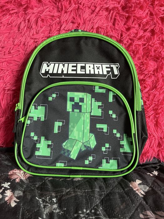 Nowy Plecak Dziecięcy MINECRAFT Creeper - Oryginalny Gadżet z Metką