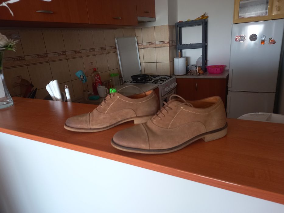Półbuty skórzane męskie Zara r41
