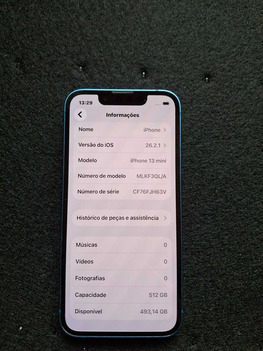 Iphone 13 mini blue 512g
