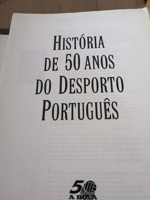 História 50 anos Desporto Português