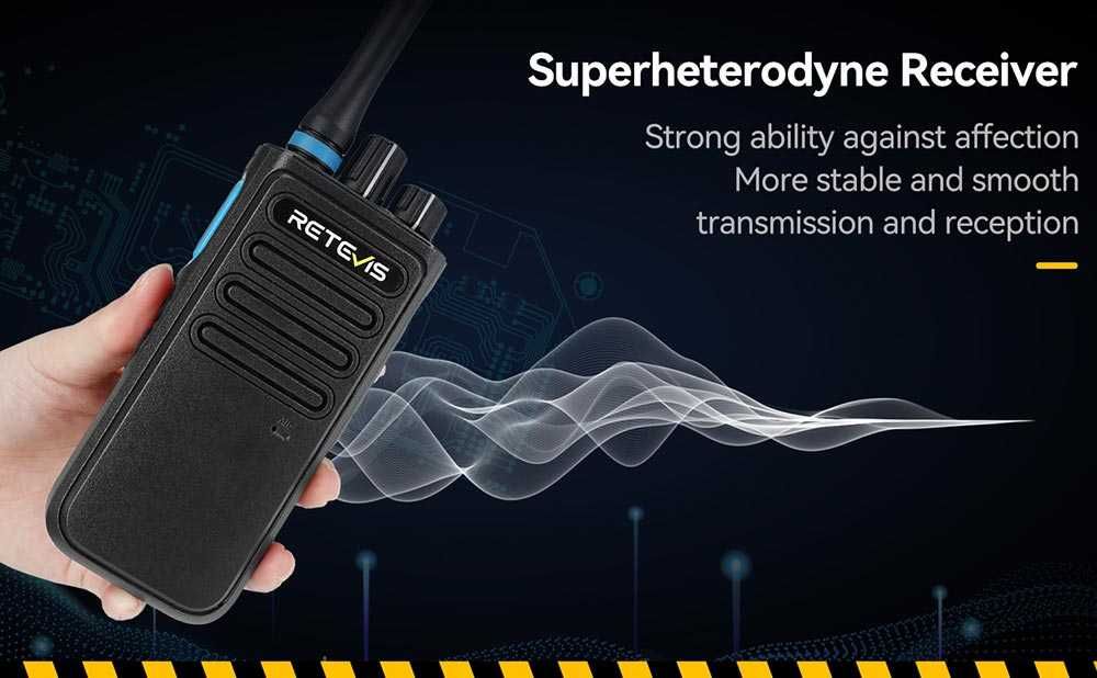 Retevis P1, superhet, DMR Repeater SFR, AES256, UHF, DMR 10W
