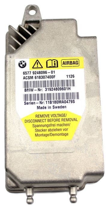 Sterownik poduszek powietrznych Airbag BMW F10 F11 9248096 oryginał