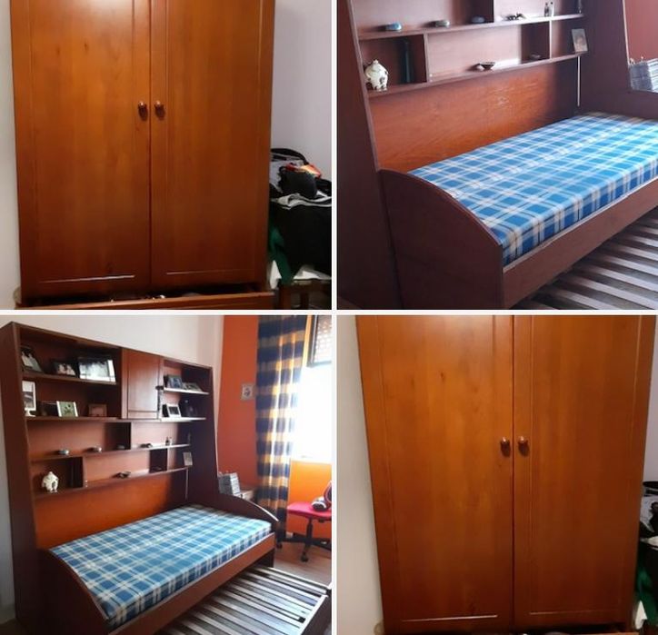 Mobília de quarto cerejeira