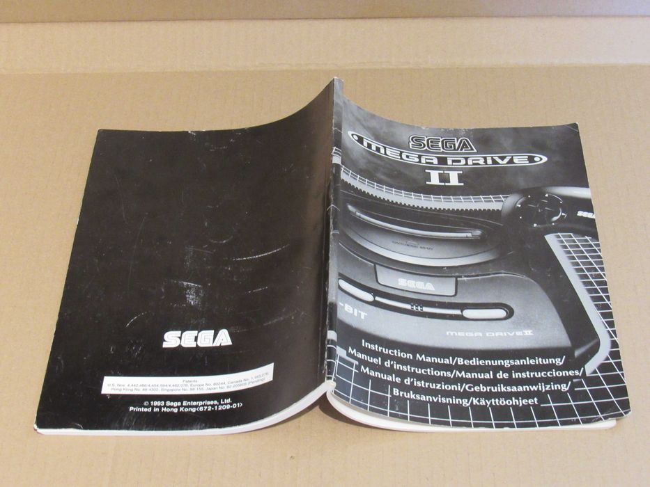 Manual da consola Sega Mega Drive II