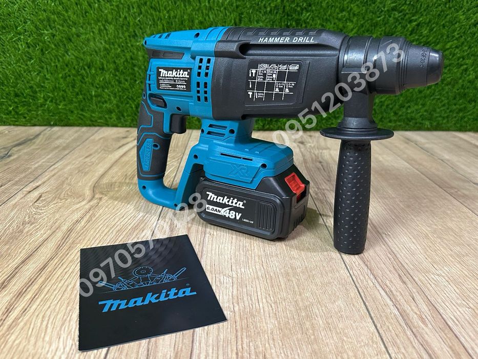 Аккумуляторный перфоратор Makita DHR202BL 48V 6Ah Три режима работы