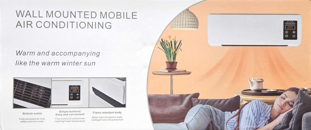 Klimatyzator Mini z ciepłym i zimnym nawiewem