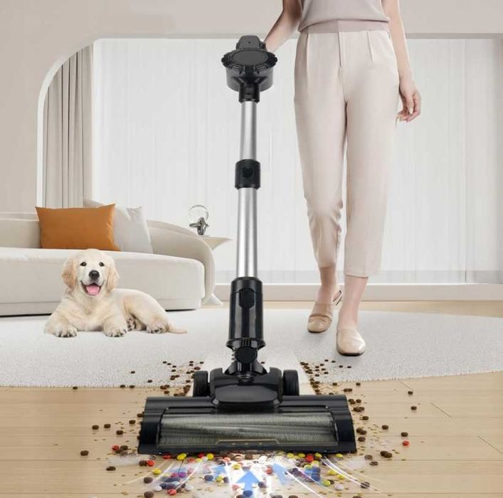 ODKURZACZ BEZPRZEWODOWY Lekki Ręczny Pionowy 6w1 + 3 Głowice (GRATIS)