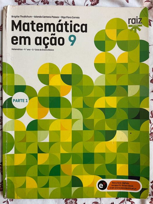 Manual de matemática 9o ano - "Matemática em ação parte 1"