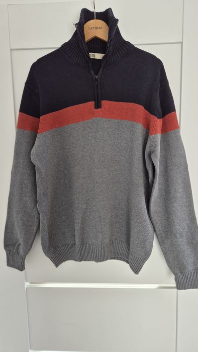 Sweter męski szary big star rozmiar XL