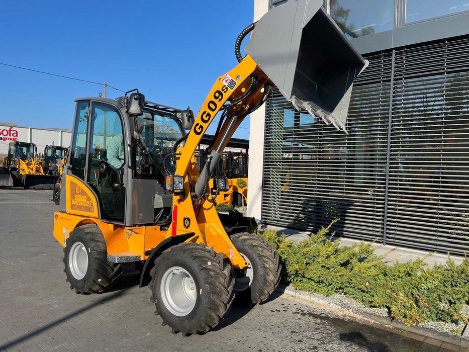 Ładowarka kołowa Gunter Grossmann GG09S. Kabina. Silnik Kubota