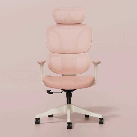 Ergonomiczne Krzesło Serii BS5 różowe