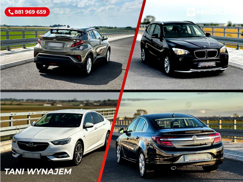 Auto Zastępcze BEZ KAUCJI | Awaria? Wypadek? Wynajem auta od 50 zł/24h