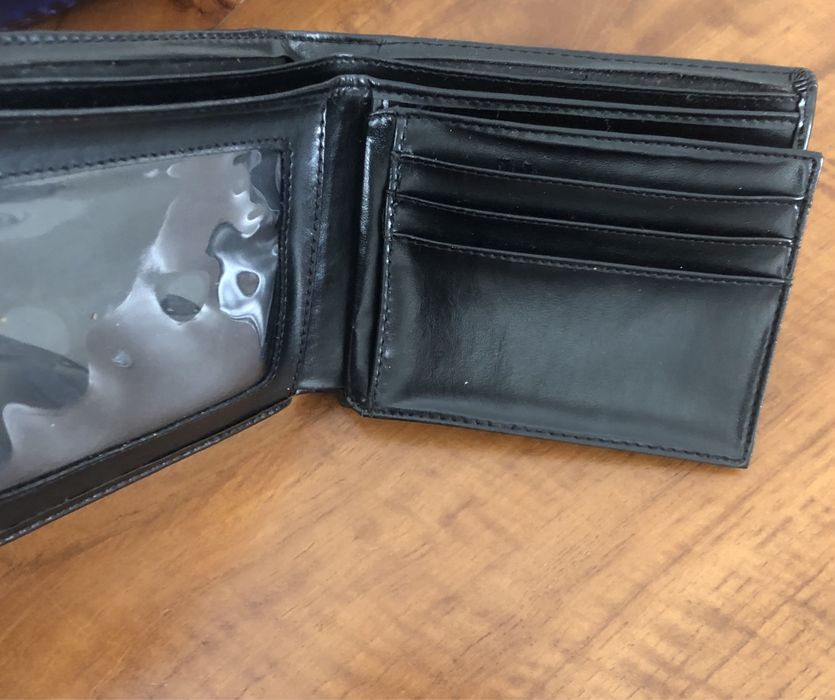 Carteira em pele genuina - Jade Duck