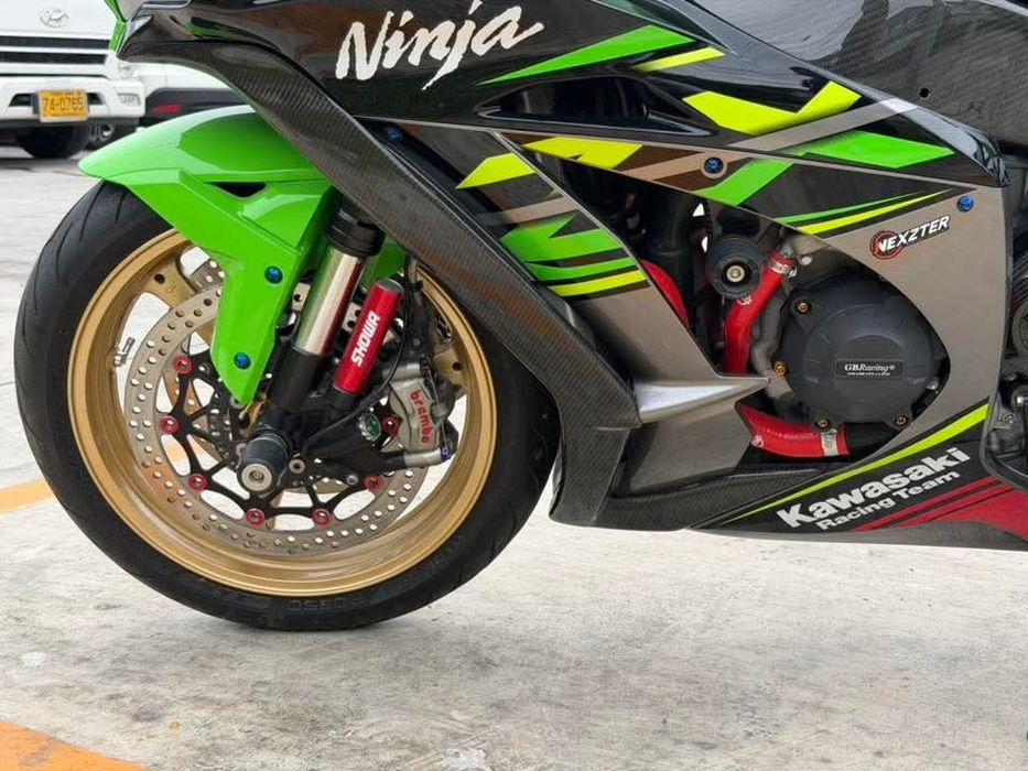 Kawasaki zx10r 2016 a 2020 Carbonos laterais frente
