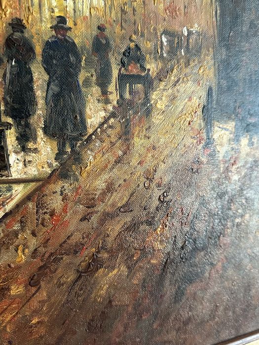 Obraz olejny Paris -duzy do salonu.