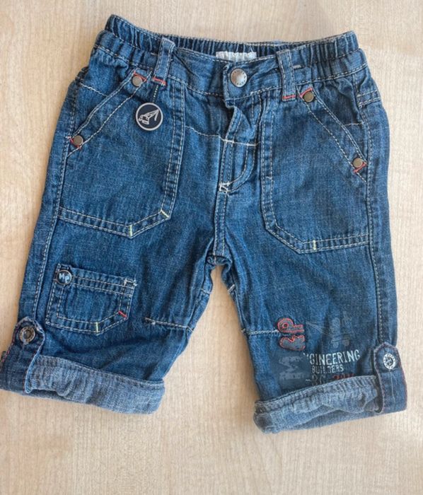Jeansy spodnie dla chlopca 0-3 m-ce 62 mamas&paps