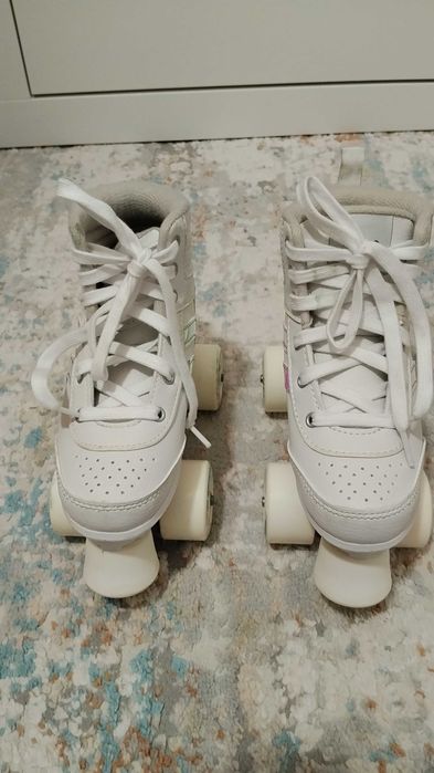 patins 4 rodas Oxelo QUAD 100 para criança - tamanho 32