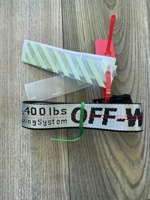NOWY pasek off white biały 150cm  y2k streetwear oldschool swag