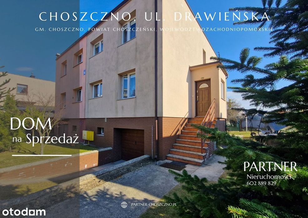 Choszczno. Dom w zabudowie bliźniaczej.
