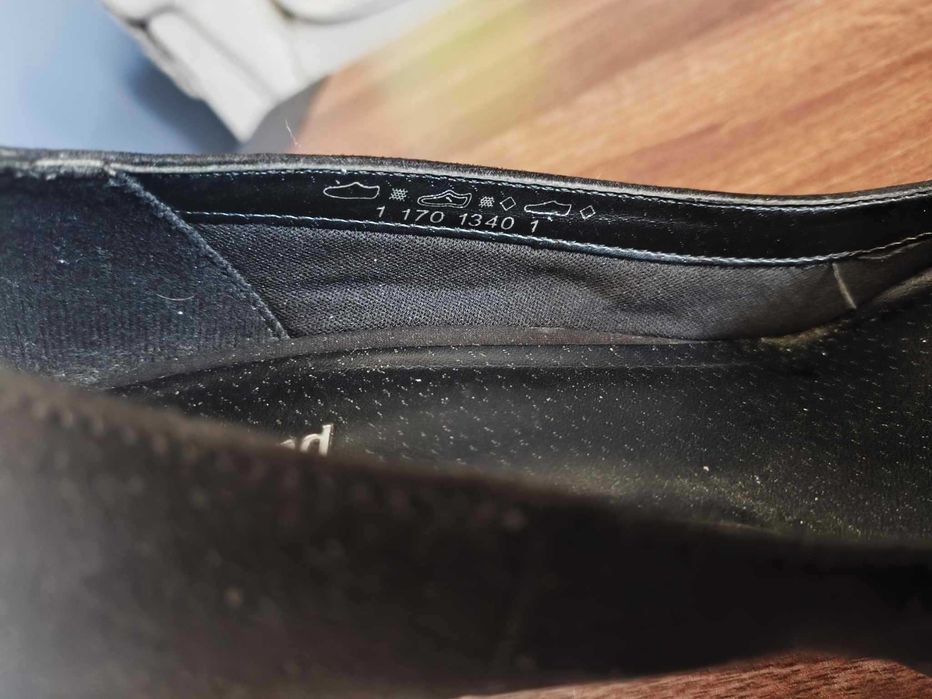 Czarne damskie eleganckie buty na obcasie GRACELAND - skóra eco roz 39