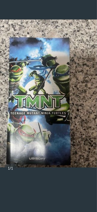 Manual jogo Psp TMNT