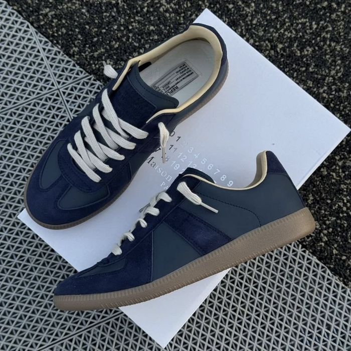 Кеды Maison Margiela replica indigo blue