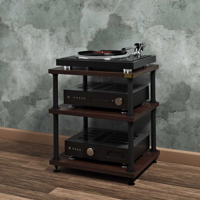 Stolik hi-fi regał na płyty winylowe szafka pod gramofon