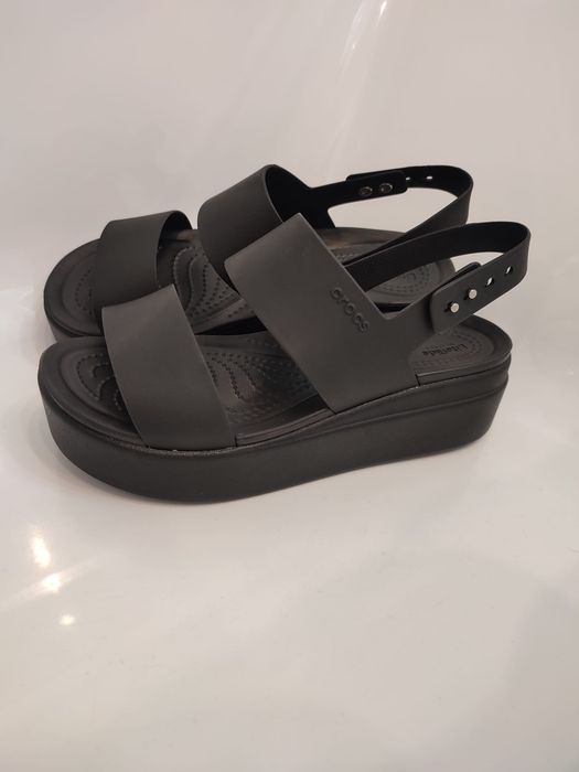 Czarne Sandały Crocs
