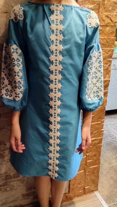 Плаття вишиванка бісером дитяча