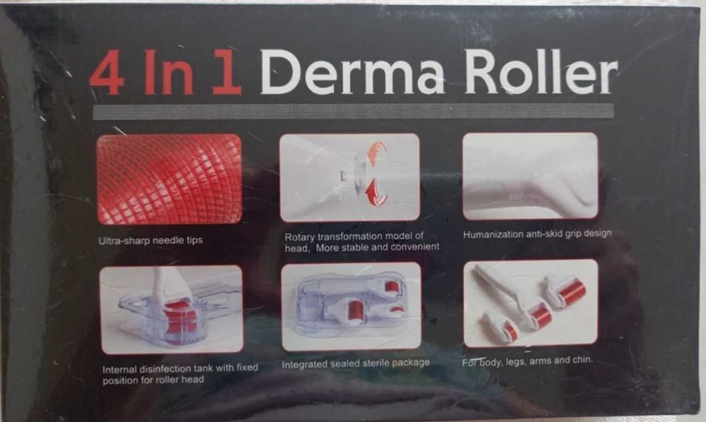 Derma roller- mezoterapia mikroigłowa - nowy, zafoliowany
