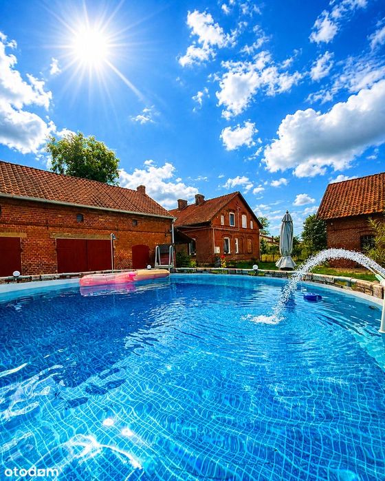 Siedlisko z basenem i salą imprezową|Gotowe do biznesu,relaksu|Mazury
