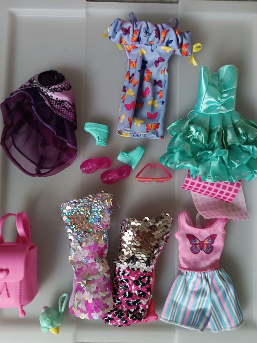 Ciuszki plus akcesoria dla Barbie