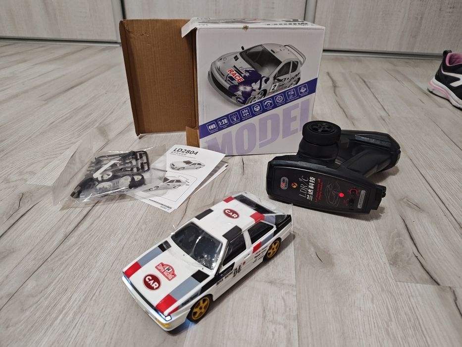 Samochód do driftu AUDI Quattro classic WRC 4WD drift żyroskop zdalni