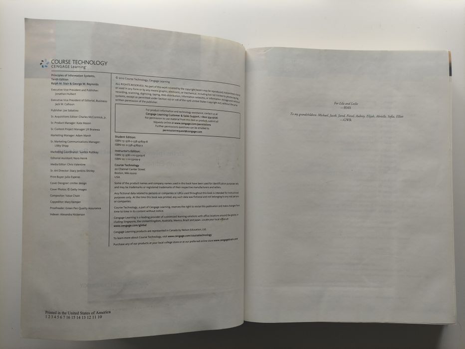 Principles of Information Systems