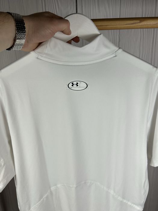 Under Armour Compression HeatGear білосніжна компресійна футболка XXL