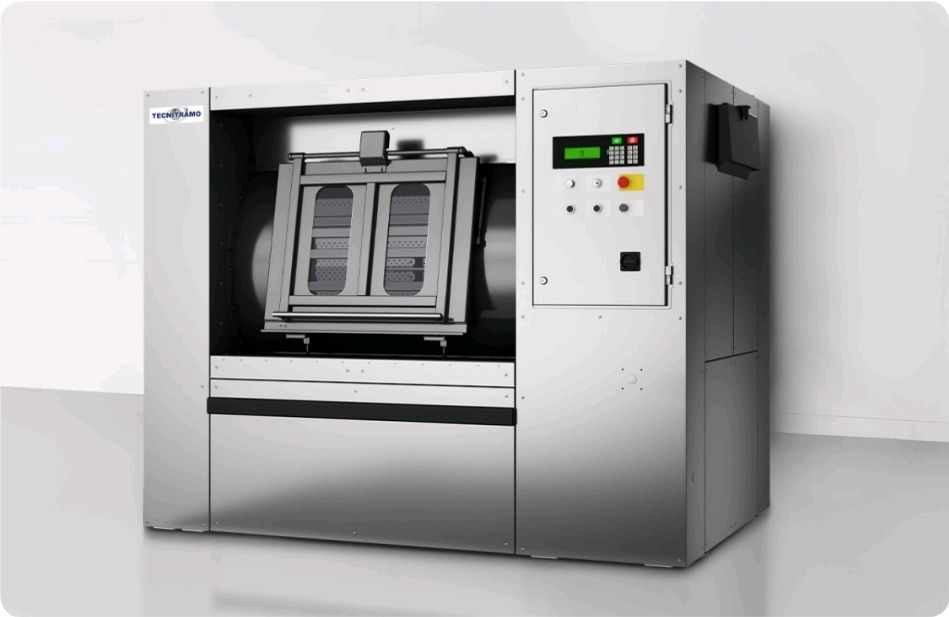 Lavadora de Grande capacidade de barreira sanitária  225kg/h