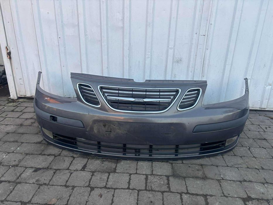 saab 93 9-3 zderzak przód przedni kompletny kpl
