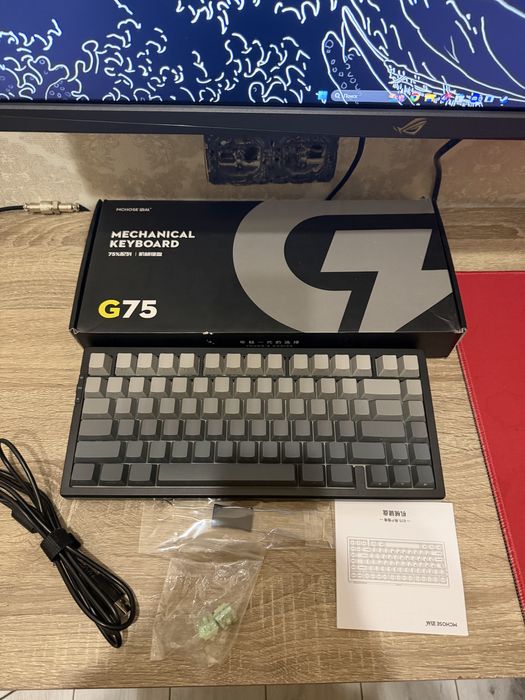 Mchose g75 pro black matcha latte
