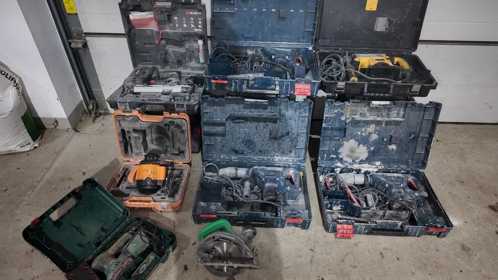 Uszkodzone działające  elektronarzedzia, Bosch, Dewalt, Wuerth i inne