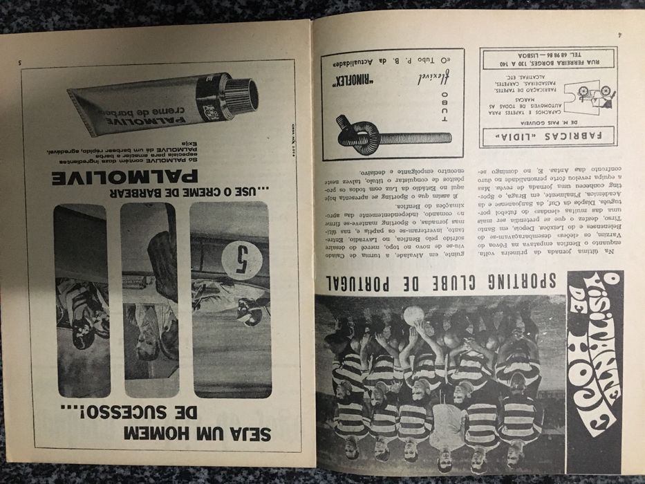 Clássico Benfica-Sporting – Programa Oficial Época 67/68