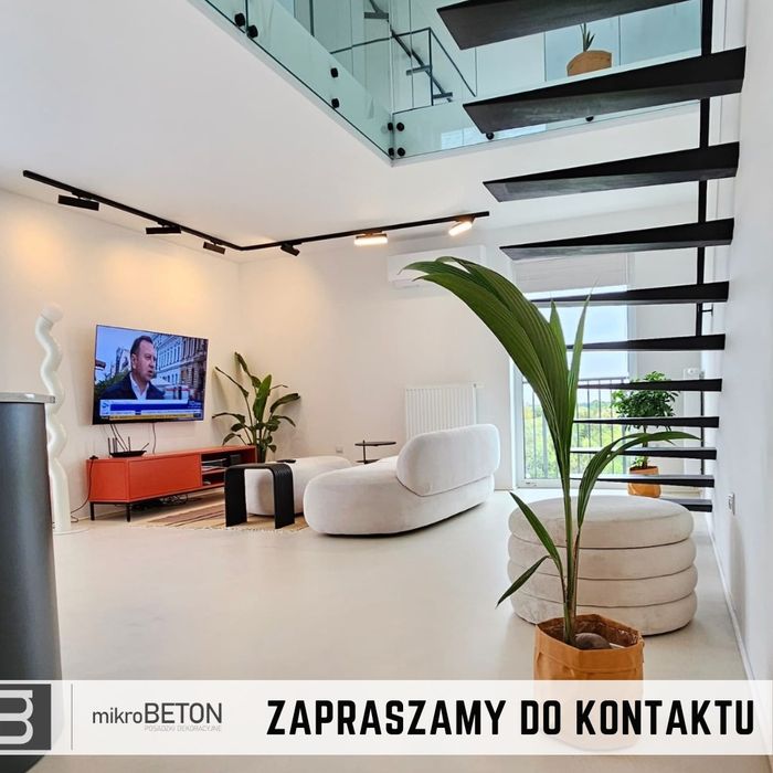 Mikrocement Mikrobeton Lastryko terrazzo Posadzki Żywiczne  Beton