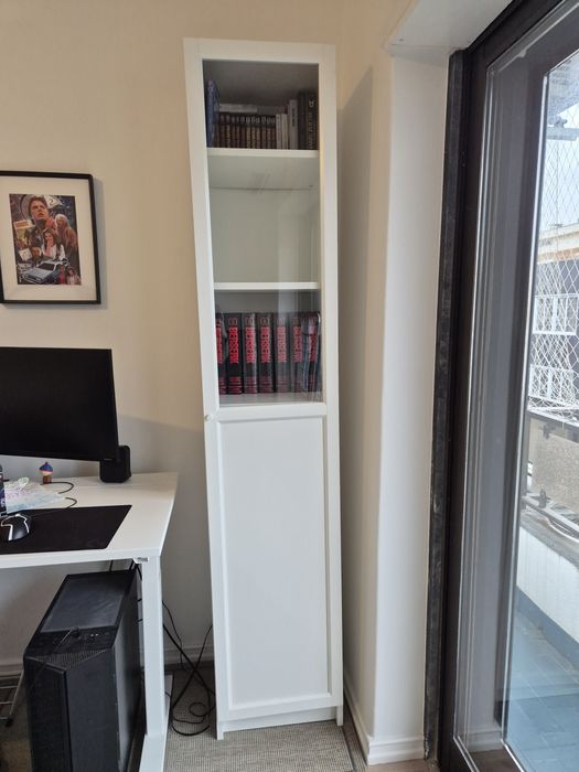 Billy Oxberg branco 40x40x202 cm Ikea armário