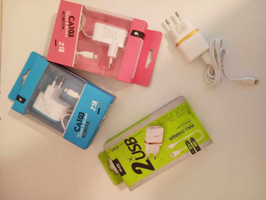 Carregadores para telemóveis, tables etc, Micro USB cada 5€
