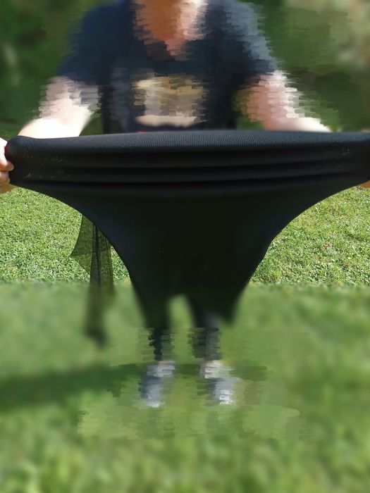 Sukienka mini DeeZee prążek S